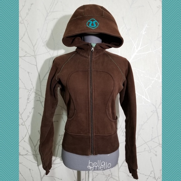 lululemon athletica | Tops | Lululemon Brown Full Zip Scuba Hoodie | Poshmark